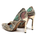 Czółenka R.Polański 808 - Multicolor Snake