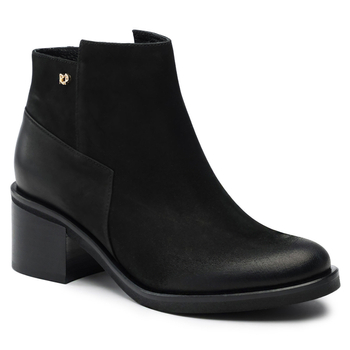 Botki 1153 - Czarny Nubuk