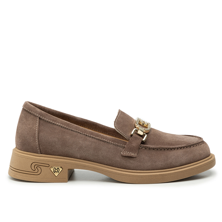 Półbuty R.Polański 2088 - Jasny Brązowy Zamsz