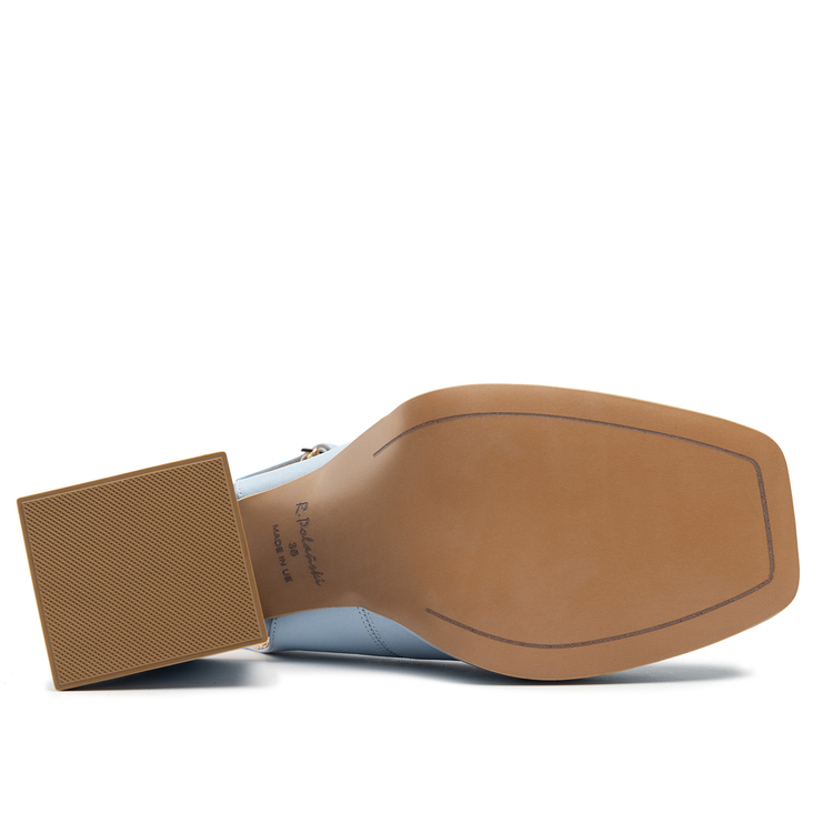 Sandały R.Polański 1491 - Błękitny Polina 584 Lico