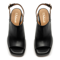 Sandały R.Polański 1496 - Czarny Lico