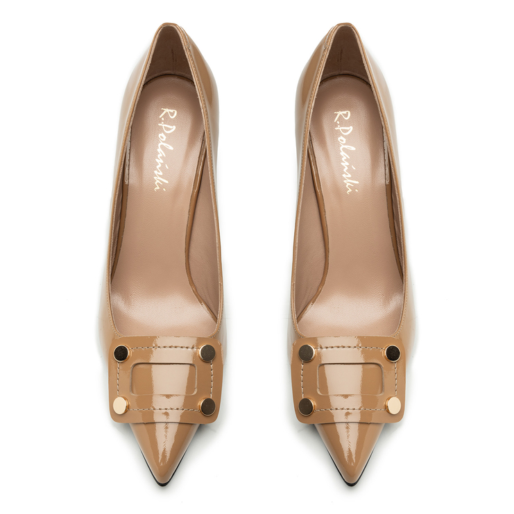 Czółenka R.Polański 1986 - Cappuccino Naplak