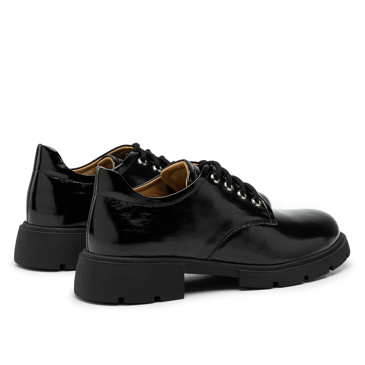 Oxfordy R.Polański 2078 - Czarny Naplak