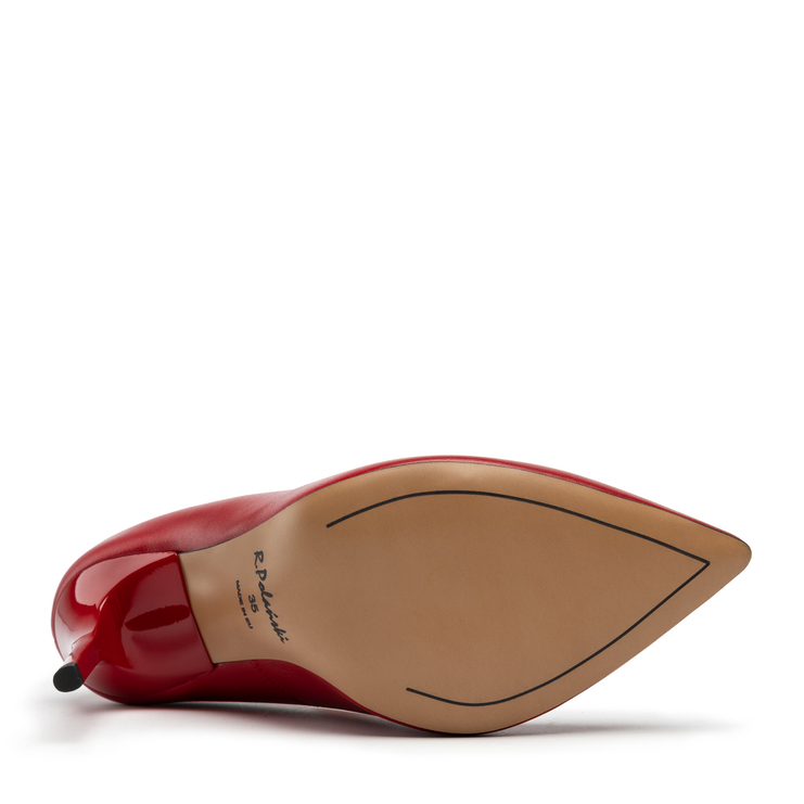 Czółenka R.Polański A001 - Czerwony Lico