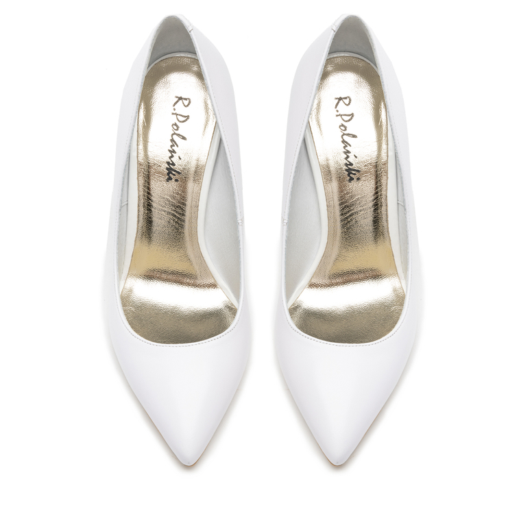 Czółenka R.Polański A001 - Biały Lico