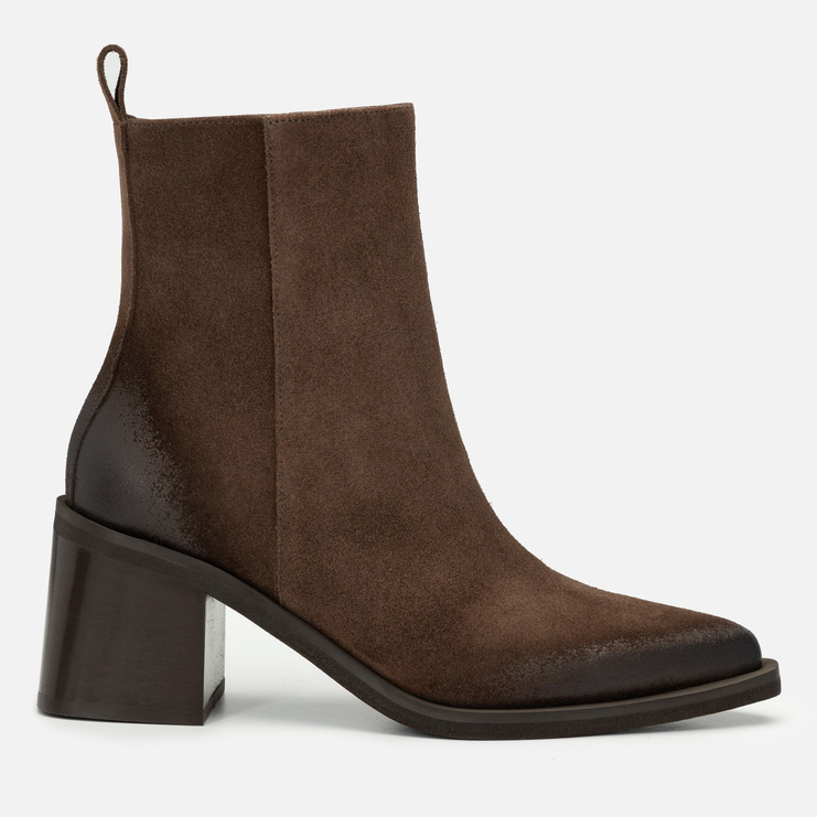 Botki R.Polański 2170/K - Rust Zamsz