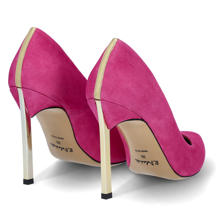 Szpilki 1044 - Magnolia Zamsz