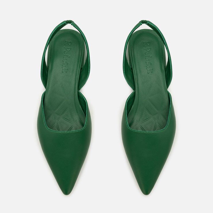 Sandały R.Polański 2216 - Zielony Lico