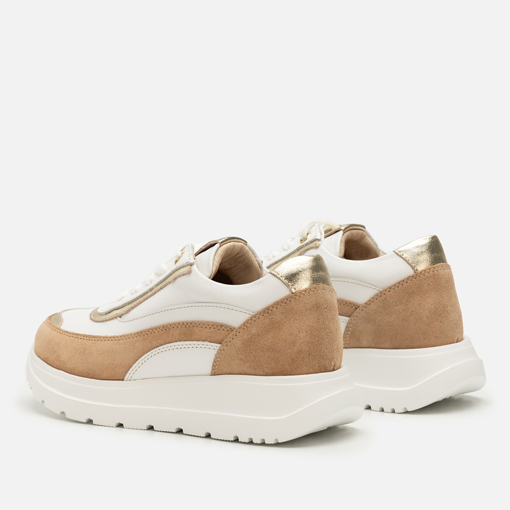 Sneakersy R.Polański 2150 - Biało - beżowy