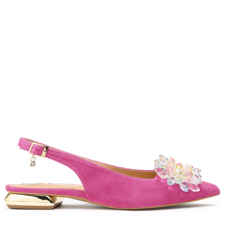 Sandały 1015 - Magnolia Zamsz