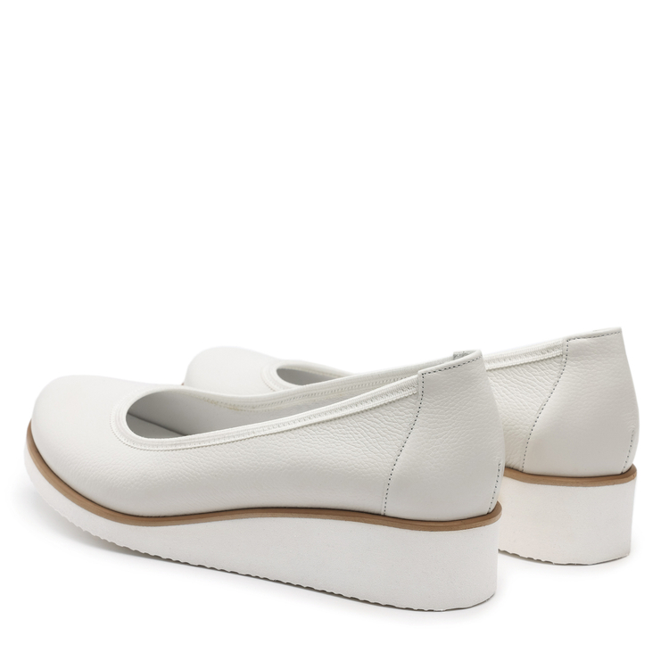 Półbuty R.Polański 1126 - Biały Lico Comfort