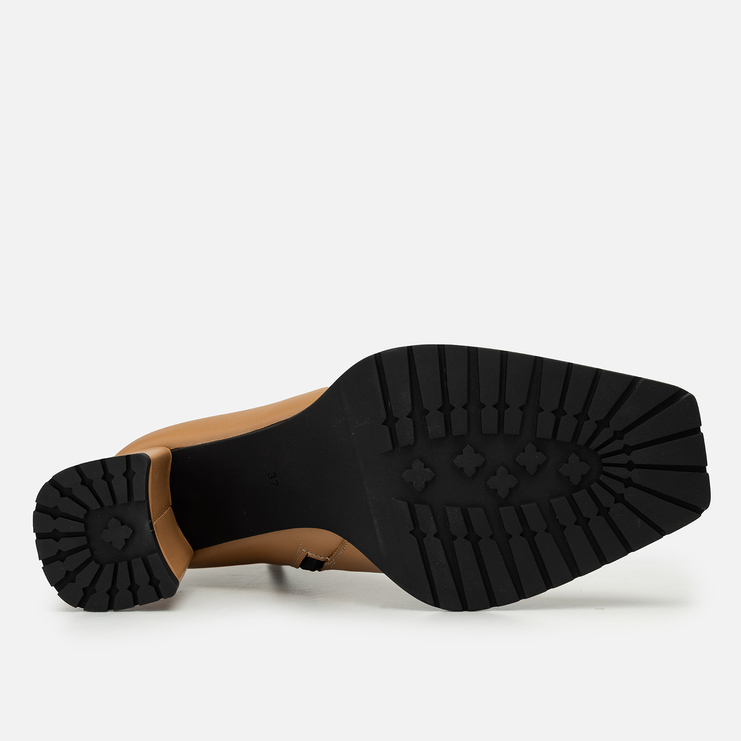 Botki R.Polański 2247 - Beżowy Lico