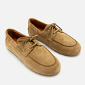 Mokasyny R.Polański 2135 - Camel Zamsz
