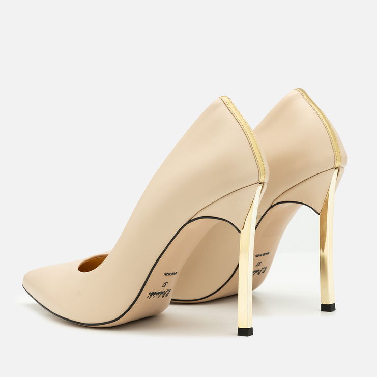 Szpilki 1044 - Beżowy Lico