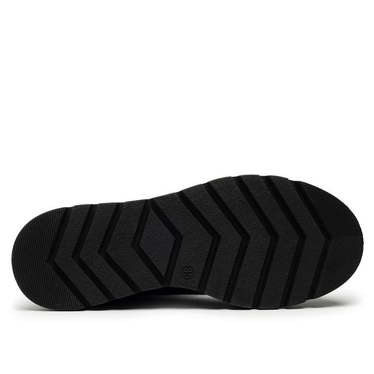 Botki R.Polański 1741/N - Czarny Zamsz