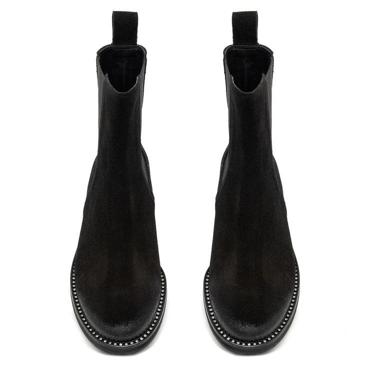 Botki R.Polański 1868 - Czarny Zamsz