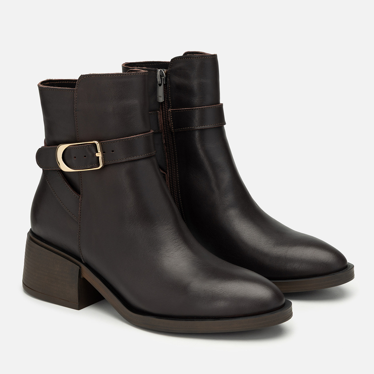 Botki R.Polański 2230 - Brązowy Lico