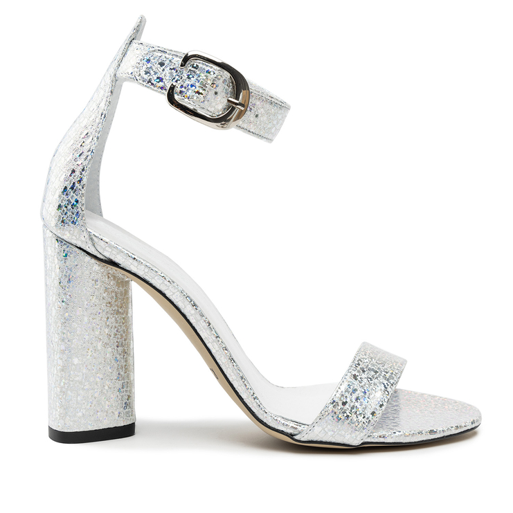 Sandały R.Polański 876 - Srebrny Carnivale