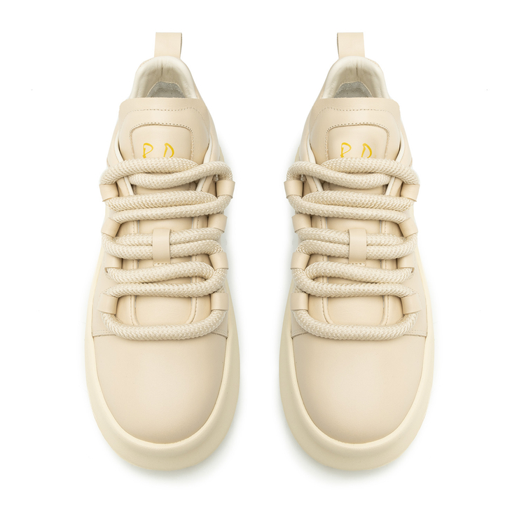 Sneakersy R.Polański 2102 - Beżowy Lico