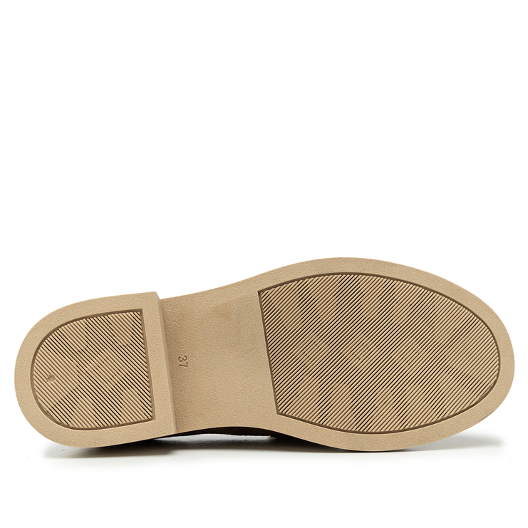 Półbuty R.Polański 2083 - Camel Zamsz