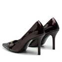Szpilki R.Polański 2077 - Bordowy Lakier