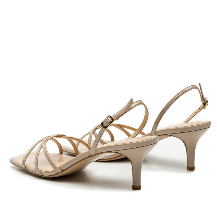 Sandały R.Polański 1991 - Beżowy Lakier