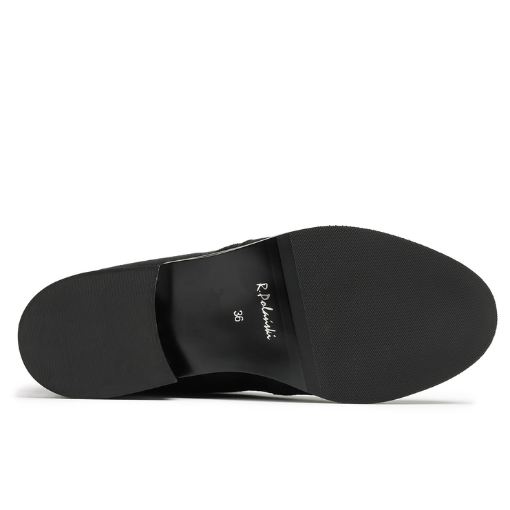 Muszkieterki 954 - Czarny Zamsz