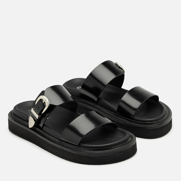 Klapki R.Polański 2130 - Czarny