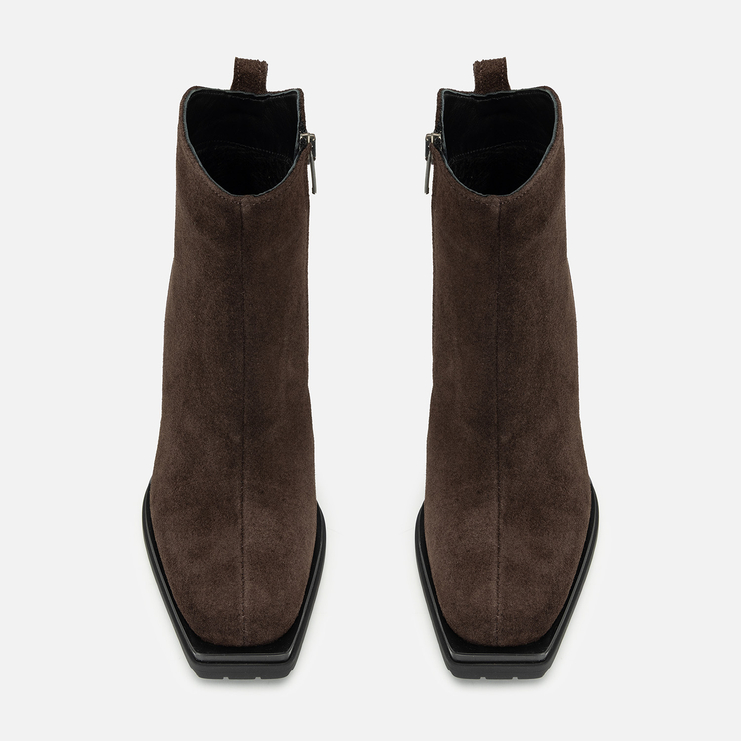 Botki R.Polański 2247 - Brązowy Zamsz