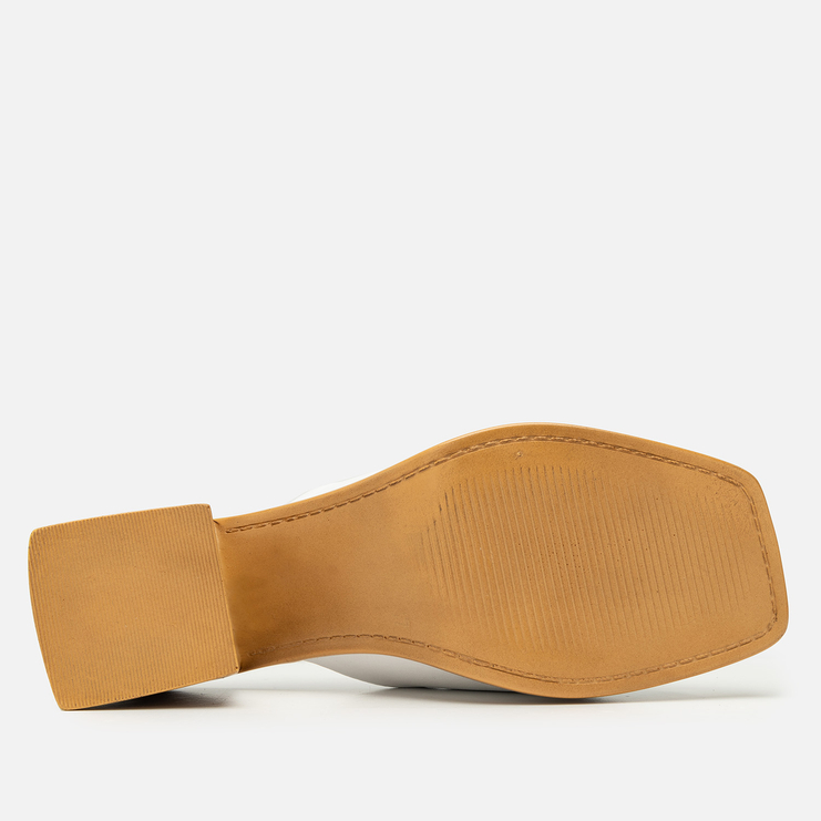 Klapki R.Polański 2126 - Biały Lico