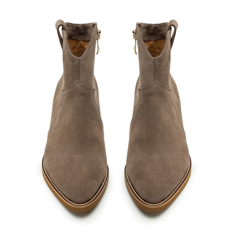 Botki R.Polański 1800 - Brązowy 258 Zamsz