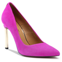 Szpilki 808 - Fuksja Zamsz