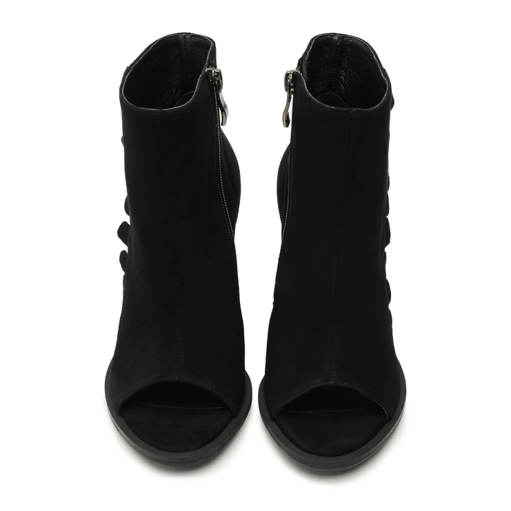 Botki R.Polański 1413 - Czarny Zamsz