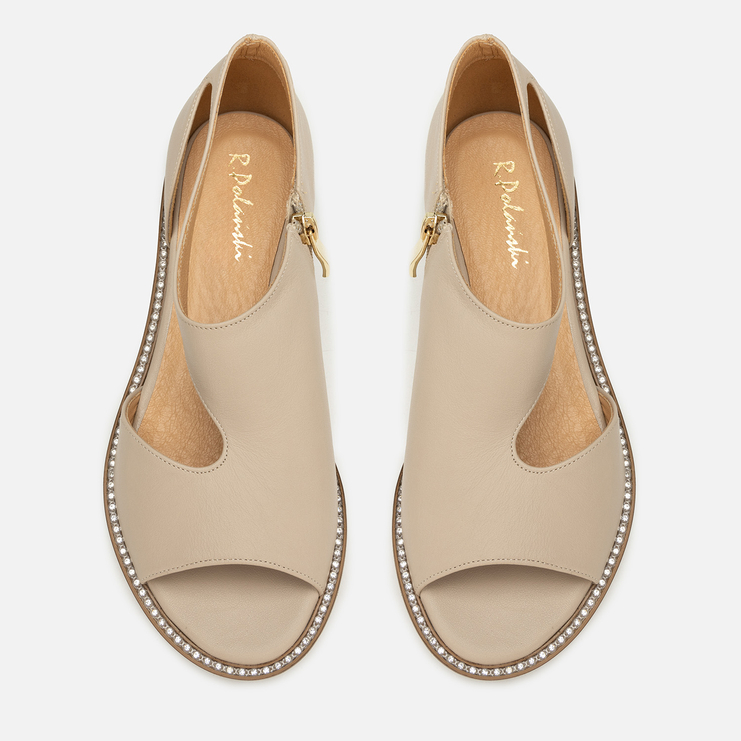 Sandały R.Polański 1733 - Beżowy Icar Lico