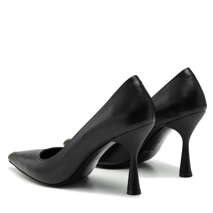 Szpilki R.Polański 2075 - Czarny Lico