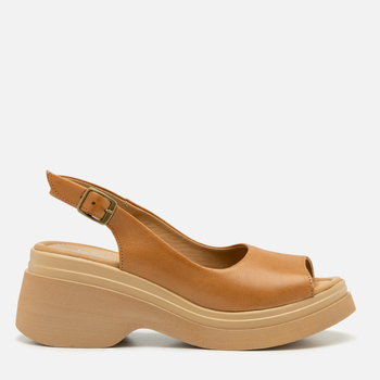 Sandały R.Polański 2120 - Camel Lico