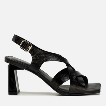 Sandały R.Polański 2175 - Czarny Naplak