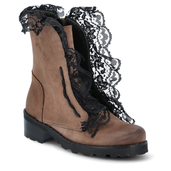 Botki 890 - Brązowy Nubuk