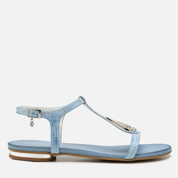 Sandały R.Polański 1023 - Niebieski Przecierany