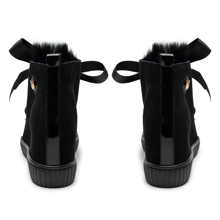 Sneakersy R.Polański 1199 - Czarny Zamsz