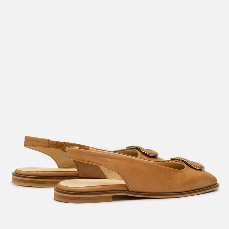 Sandały R.Polański 2217 - Camel Lico