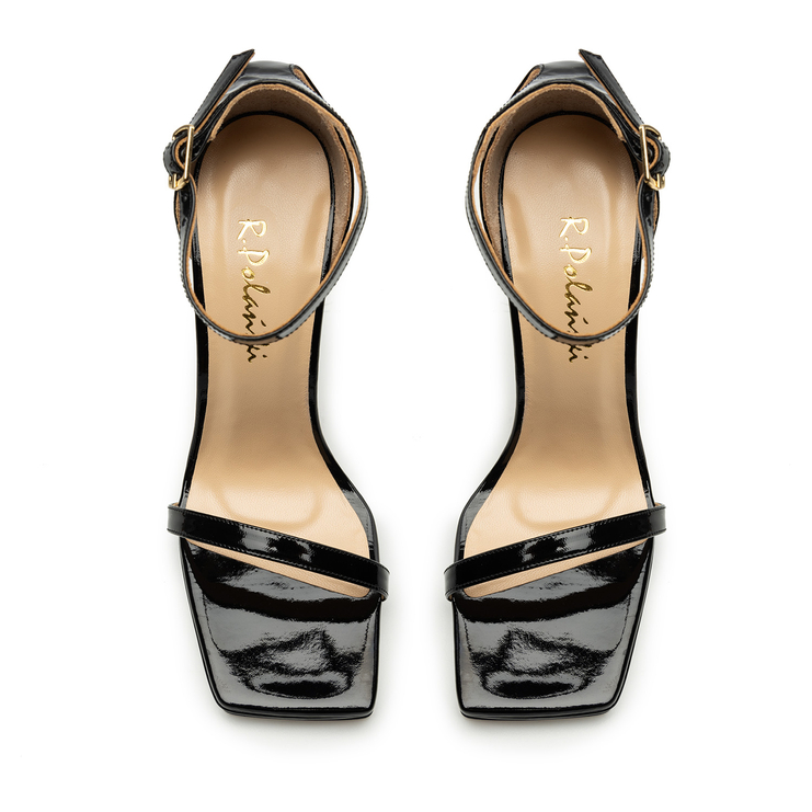 Sandały R.Polański 1996 - Czarny Lakier