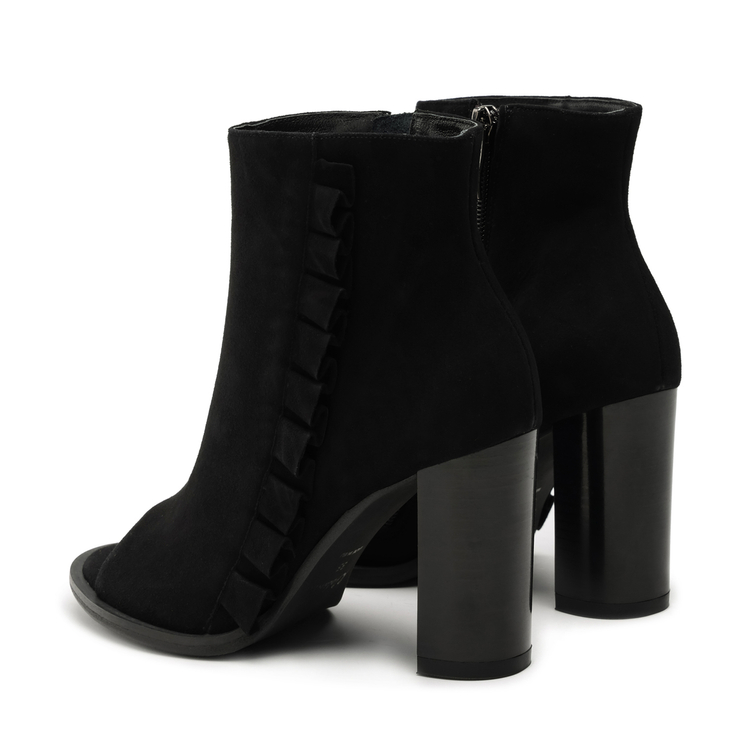 Botki R.Polański 1413 - Czarny Zamsz