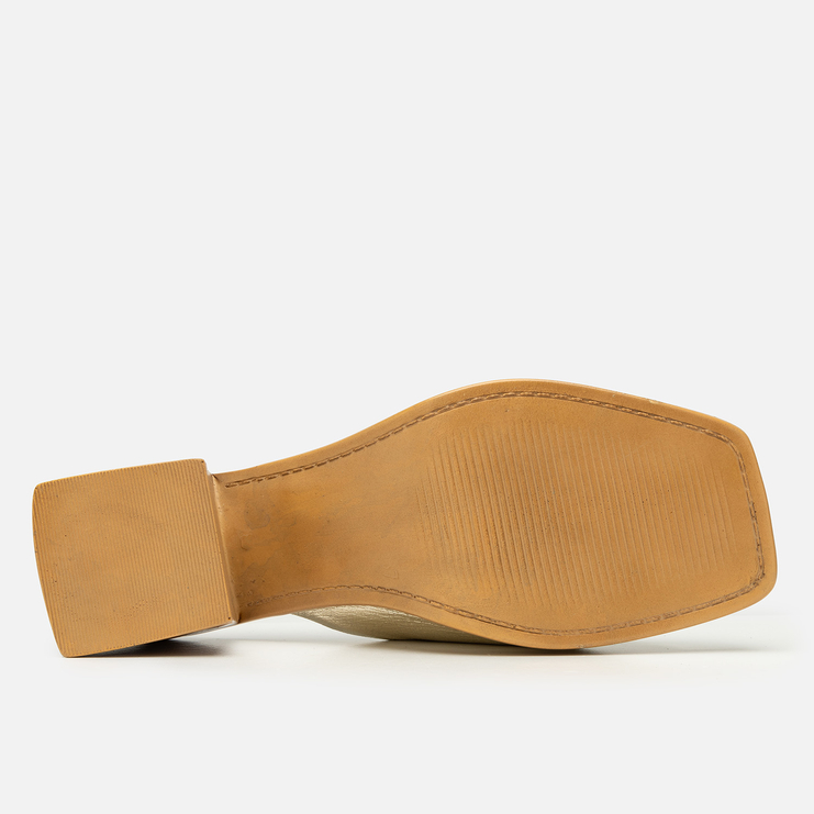 Klapki R.Polański 2126 - Złoty