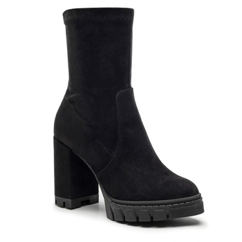 Botki R.Polański 1702 - Czarny Zamsz