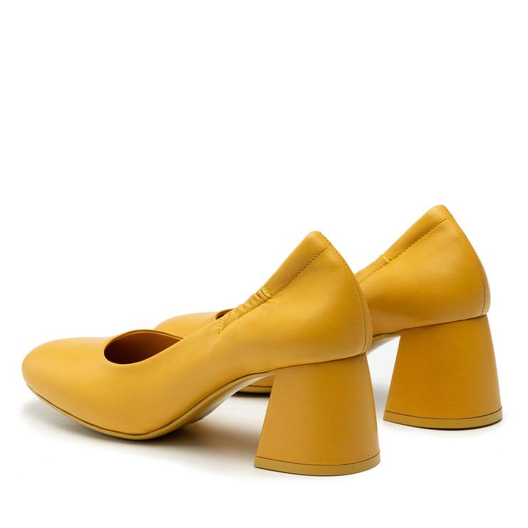 Czółenka R.Polański 2051 - Mustard Lico