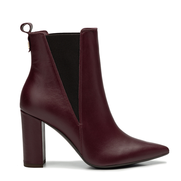 Botki R.Polański 1748 - Bordowy Lico