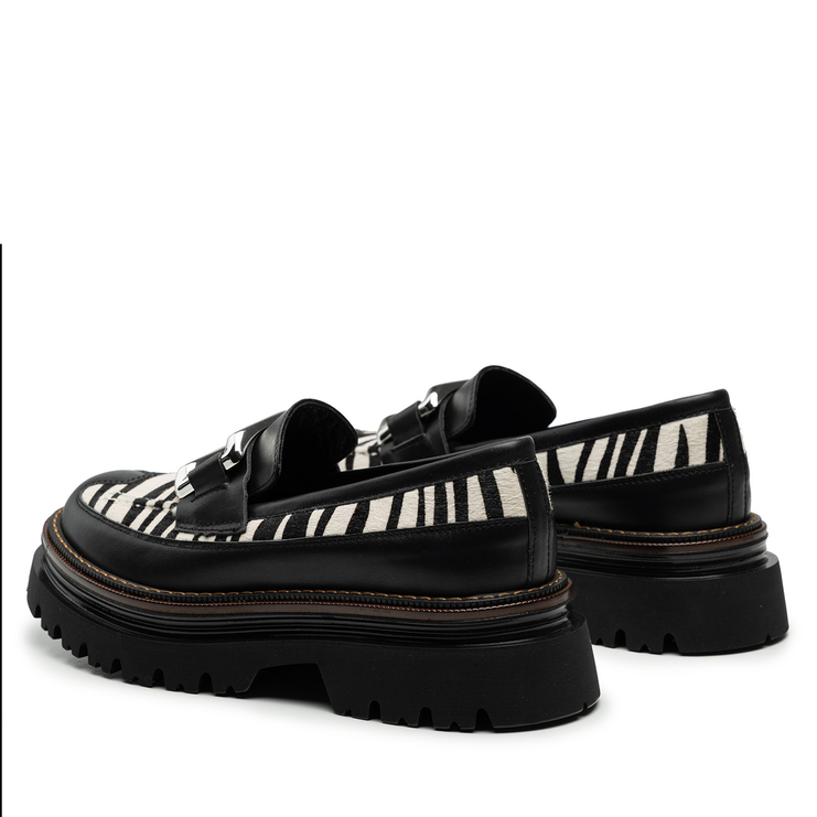 Półbuty R.Polański 2006 - Czarny Lico/Zebra