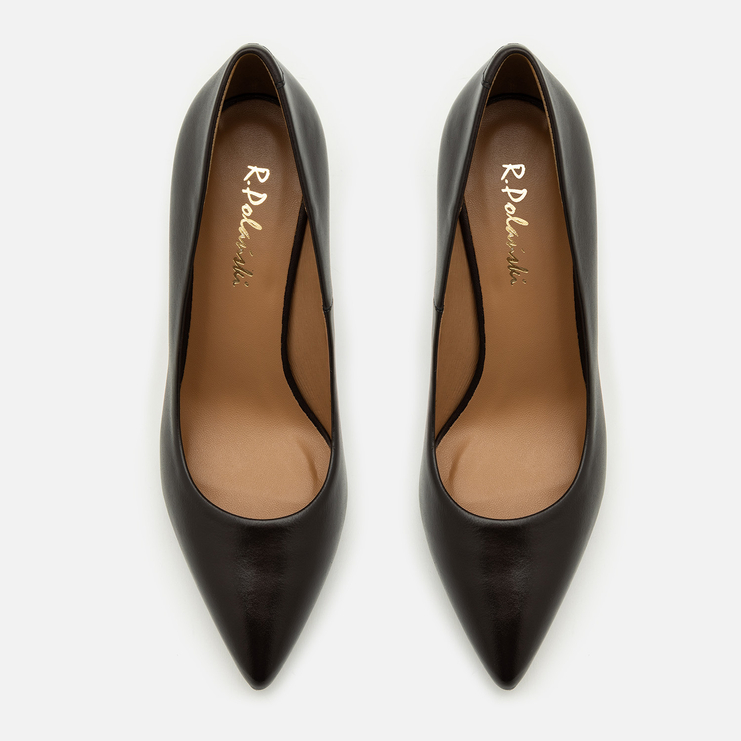 Czółenka R.Polański 2256 - Brązowy Lico