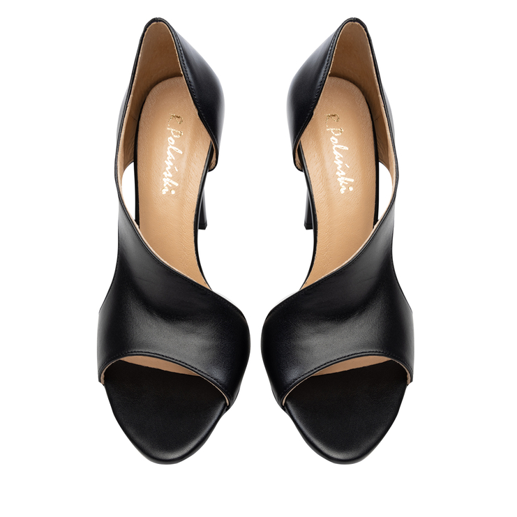 Czółenka 720/N - Czarny Lico